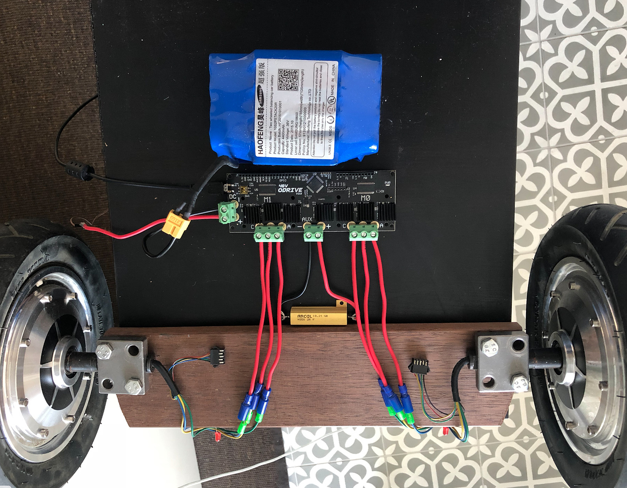 Hoverboard wheels + ODrive board + Arduino/Pi for ROBOT ODrive Community