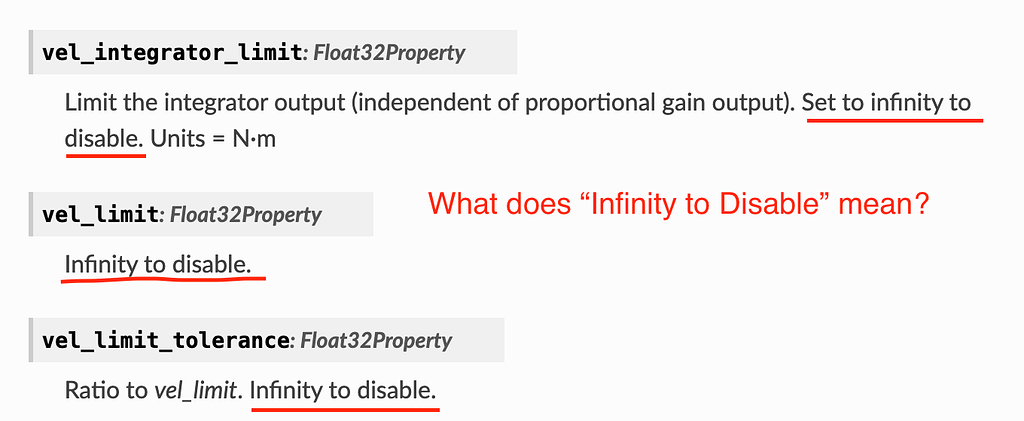  SOLVED Infinity To Disable Meaning ODrive Community